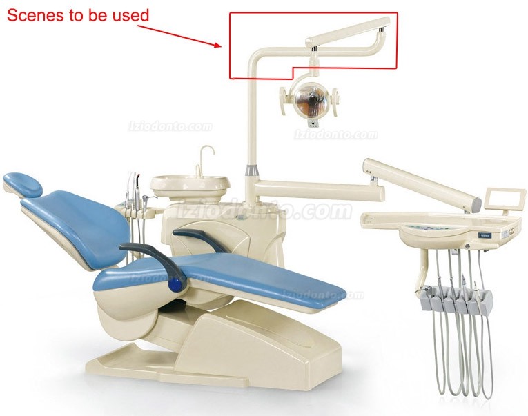 Braço para lampada de poste para cadeira de unidade dentária HC-03